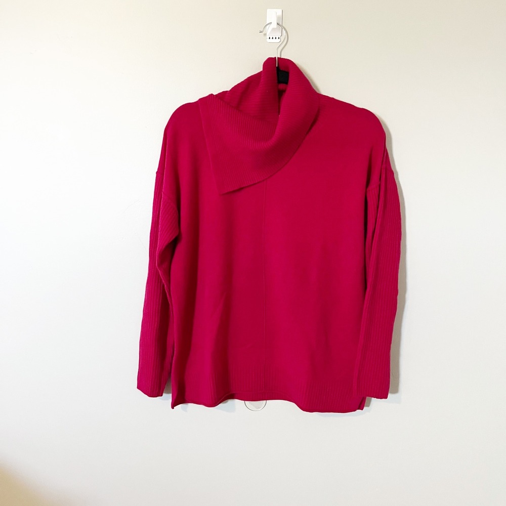 Sundance cashmere cowl neck ribbed sleeve sweater oversized small